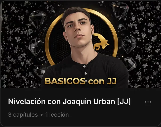 Módulo Básicos con Joaquin en Whop